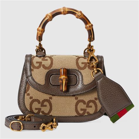 mini bamboo shopper gucci|Gucci bamboo 1947 collection.